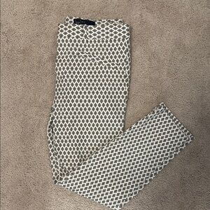 Gap Ankle Patterned Black and White Dress Pants